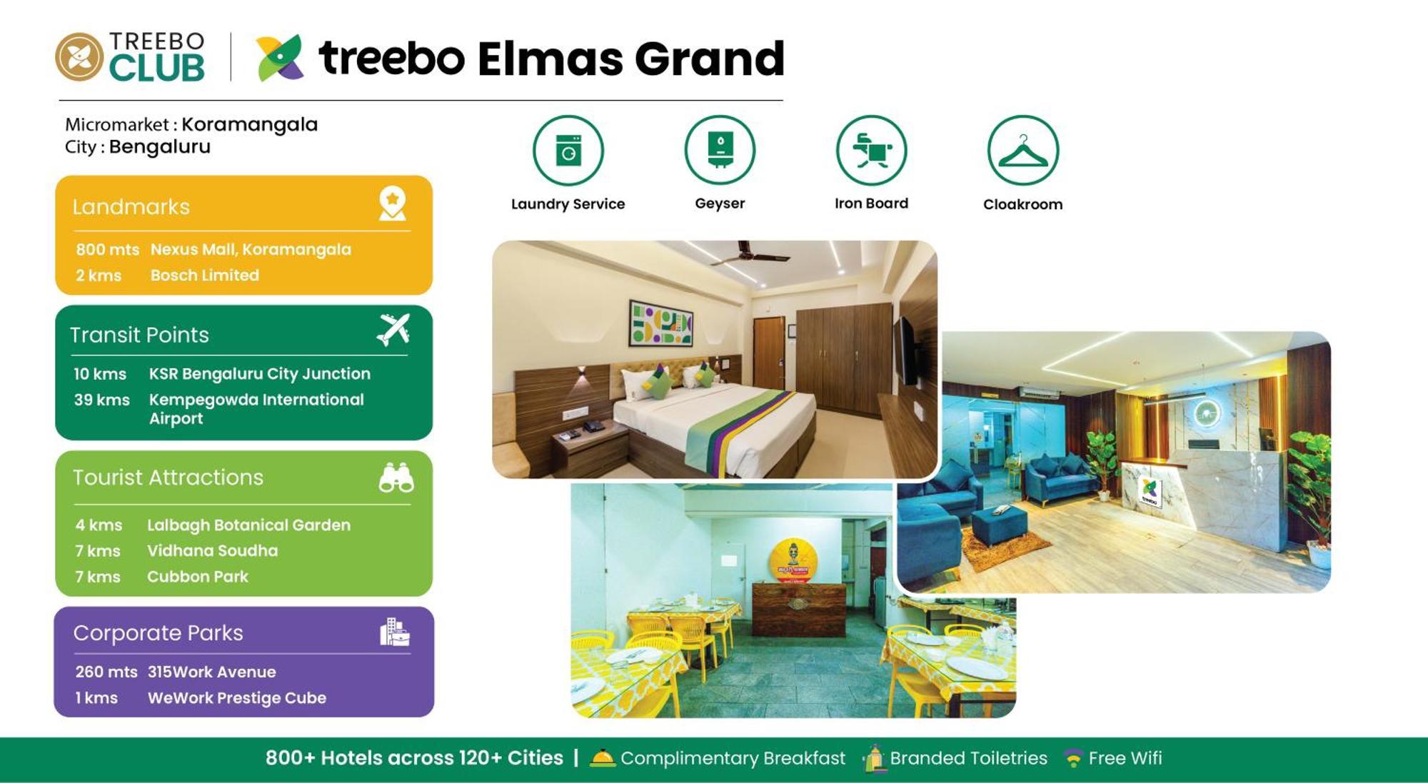 Treebo Elmas Grand Hotel Бангалор Екстериор снимка